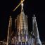 Giant star illuminates Barcelona skyline on inauguration of Sagrada Familia tower